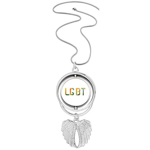 Collier coloré LGBT ailes d'ange durable pour affirmer son identité sans compromis