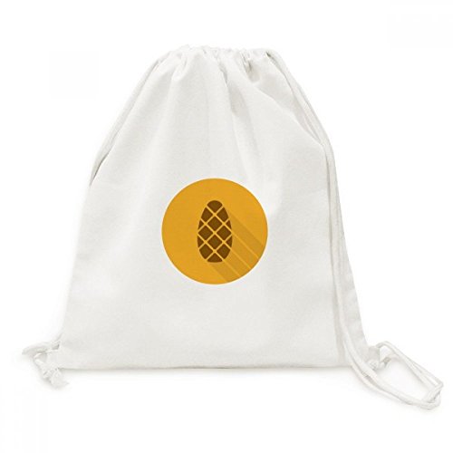 Sac à cordon Orange Motif pour le shopping et les escapades de week-end