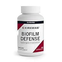 Kirkman - Biofilm Defense Disruptor and Buster - W/Lipase and Glucoamylase - Enzymes for Digestion for Men and Women - Protects Immune System - 60 Supplement Capsules