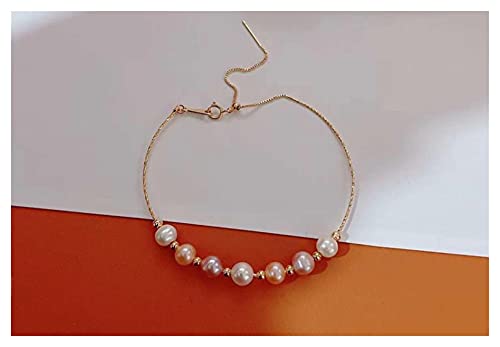 Bracelet perles colorées de qualité supérieure CXYWBD en finition or 18k