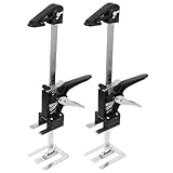 HONITANO Ajustador De Altura Para Azulejos De Pared Negro Práctico Marcado, Herramienta Elevadora Manual Multifuncional Para Muebles y Carpintería, 2 Piezas Para Proyectos Domésticos