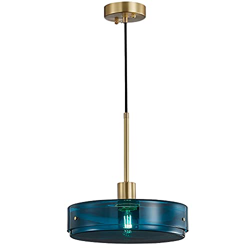 Petites lampes suspendues en verre pour une ambiance de chambre cosy