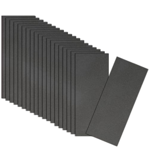 21-Sheets 1000 Grit Sandpaper, 9 x 3.6 Inch Wet Dry Sand Paper Assortment Pack, Silicon Carbide Abrasive Sanding Sheets for Automotive Car Paint Metal Wood Furniture Crafts Polishing
