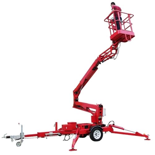 8m 10m 12m 14m 16m 18m 20m Hydraulic Towable Trailer Mounted Telescopic Articulated Boom Lift