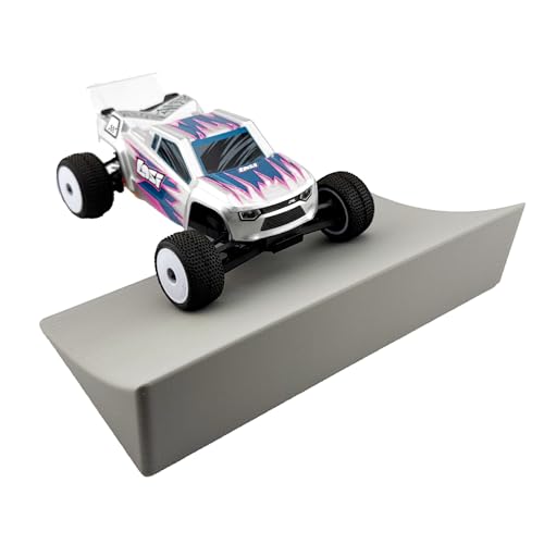 Jeff Did It - Micro RC Buggy/Truck Kicker Ramp - Compatible with Team Losi Micro Series, RC28’s and RC’s - Made in the USA (Gray)