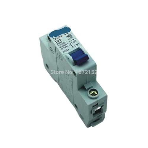 Disjoncteur 1P 20A MCB C45 haute performance avec déclencheur Type D NISZA