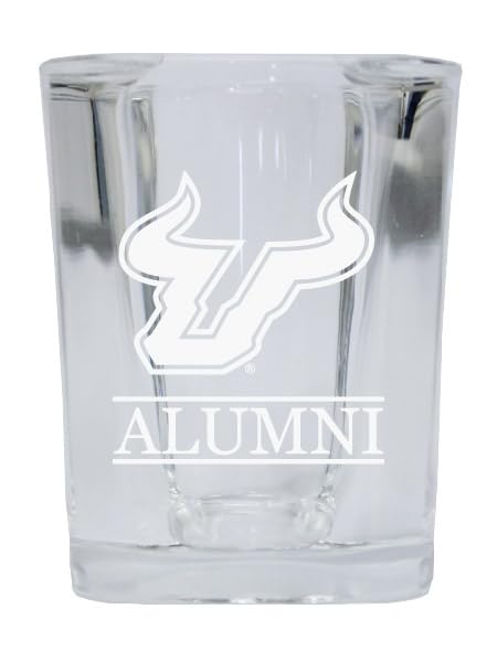 Vaso para shots cuadrado South Florida Bulls 2 oz grabado