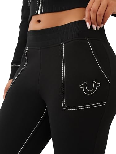 True Religion Women’s Big T Flare Pants Detailed Stitching and Fit
