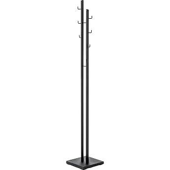 HAKU Garderobenst nder schwarz Metall Kleiderst nder - Ma e B 29 x H 176 x T 29 cm Style Modern