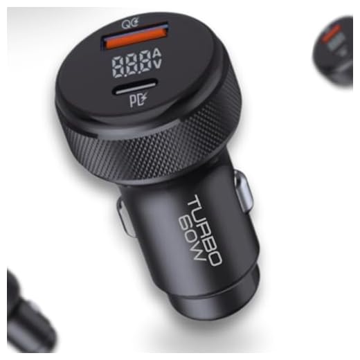 Carregador Veicular Turbo Dual Port 60W | LED mostrado | Com Carregamento Ultra Rápido 9.1A USB 3.0 | Entrada USB e Tipo C - Categoria Produto Gold