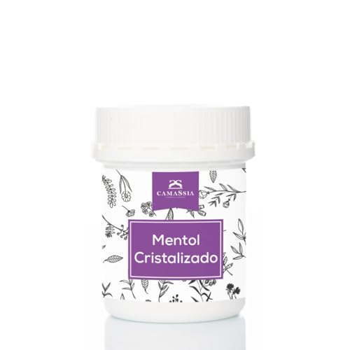 Camassia Mentol cristalizado | Ingredientes varios | Cristales 100% naturales y puros - calidad farmacéutica PhEur | 10gr