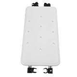 CALLARON Walker Seat Board for Bath Adjustable Aluminum Walker Accessory Shower Seat Replacement for Disabled Elderly Lightweight Waterproof Design 1-Piece