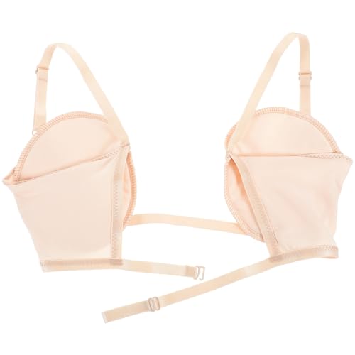 Hohopeti Almohadillas Sudor Axilas para Mujer, Absorbentes y Lavables, Color Piel de Leche, Invisibles Reutilizables contra Sudor para Deporte y Uso Diario
