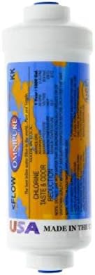 Omnipure (K2328-KK) 6"x2" Inline K-Series T28 GAC Carbon w/ 3/8" QC