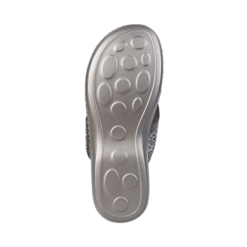 Image of Mochi Women Suede Leather Comfort Slip-on Sandal