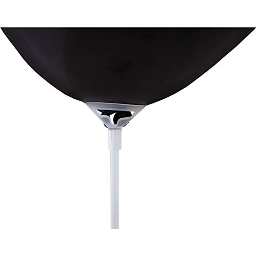 Kl FolhasFestas Suporte Para Balao Cristal 33 Cm , Cristal, 10 unidades