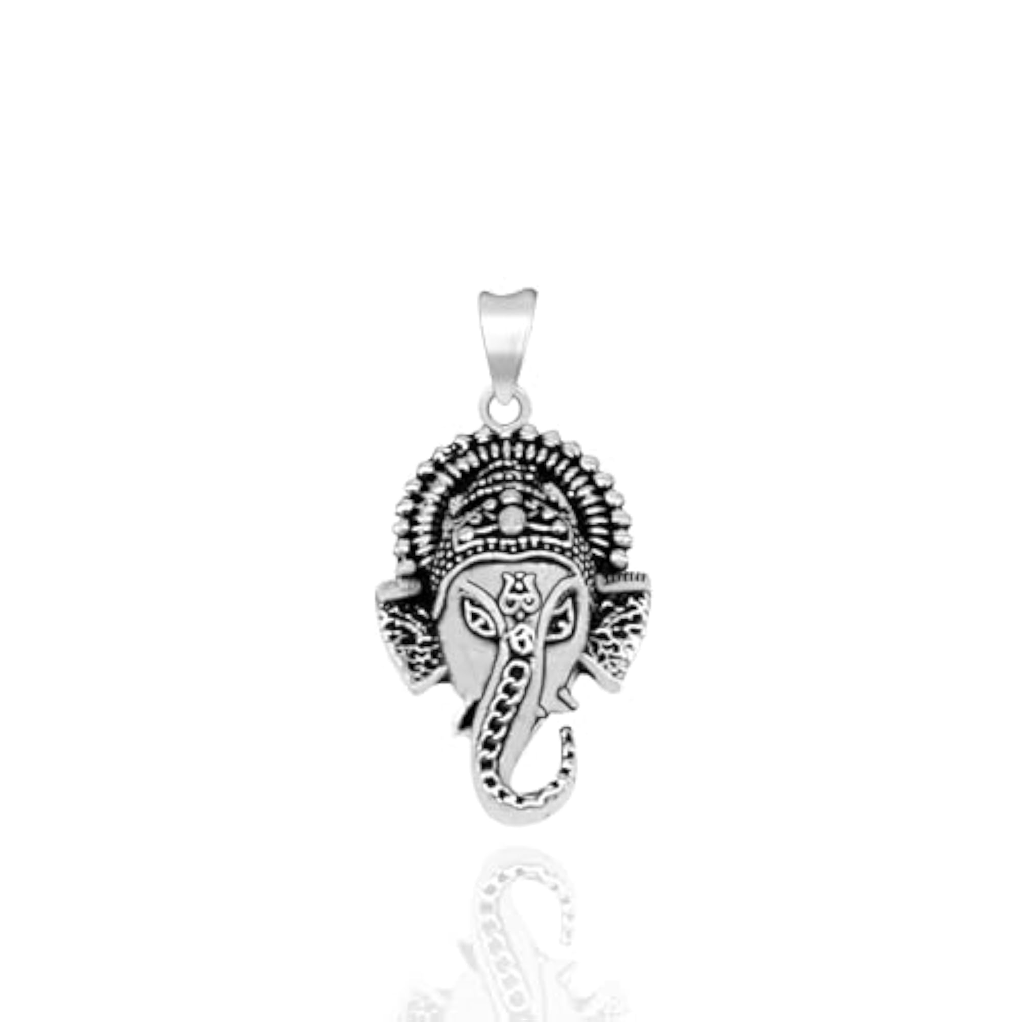 Women's 925 Fine Pure Silver Ganesha Idol Pendant