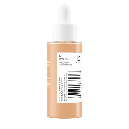 Neutrogena Sensitive Skin Serum Foundation, Medium 01, 1 oz - image 9