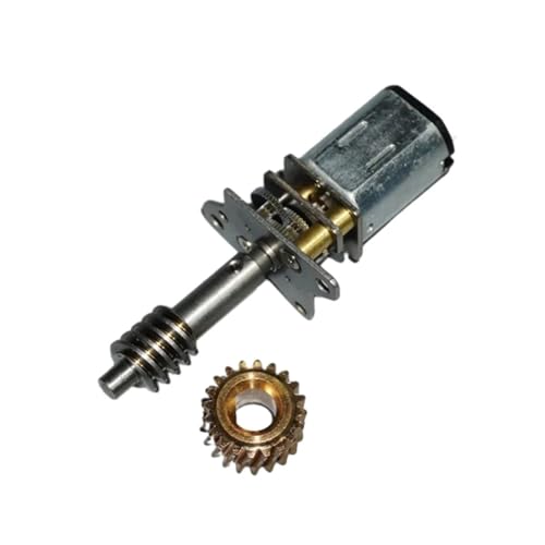 Motoriduttore a microingranaggio di precisione N20 Motoriduttore a vite senza fine con ingranaggio interamente in metallo 3V-6V Rapporto di decelerazione 1:300