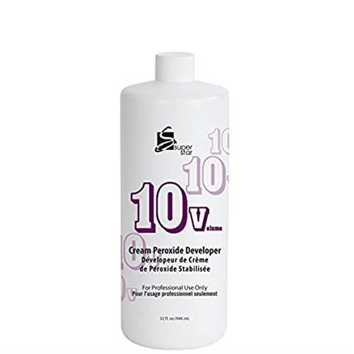 Super Star 10V Cream Peroxide Developer, 32 Fluid Ounce #TOP4