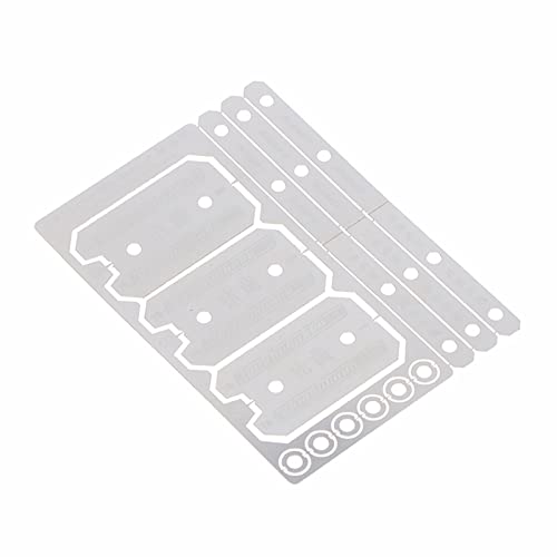 ZEZEFUFU AJ0037 Anti-Rust Etching Saw Blade Set 304 Stainless Steel Model Plate Cutting Separating Tool for Gundam Parts
