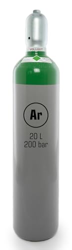 Argon-Gasflasche GPG Gase-Partner GmbH 20 Liter mit Argon 4.6
