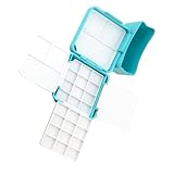 Leerer Aquarell-Malkasten mit Paletten, Farbpaletten, Aquarell-Pigment-Aufbewahrung für Künstler, leere Malpalette für Künstler, Maler