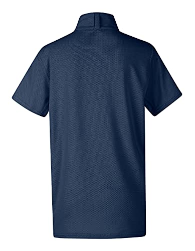 Kids Ice Fil Lite Short Sleeve Navy Size: S #TOP1