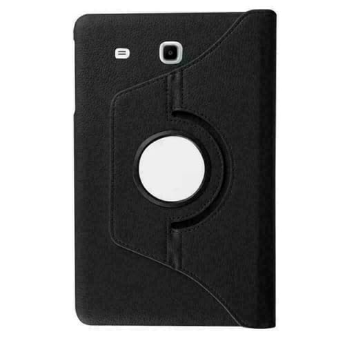 360 Rotating Leather Case Cover For Samsung Galaxy Tab E 9.6 Inch T560 T561 (Black, Samsung Galaxy Tab E 9.6" (2015))
