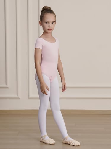 Image of WEGETIT Ballet Leotards for Girls Toddler Dance Leotard with Skirt Kids Gymnastics Outfits Ballet Dance Tutu Dress