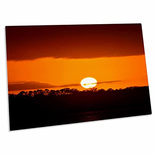 Alfombrilla para escritorio 3dRose atardecer y amanecer