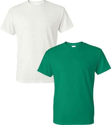 T-shirt 50/50 G800 XX-Large blanc et vert 158,8 g