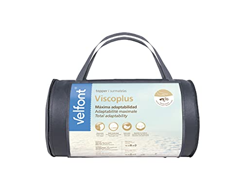 Sobrecolchón/Topper Viscoelástico Viscoplus Velfont (150 cm)