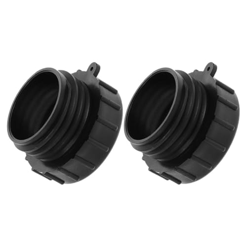 SHERCHPRY Adaptateur pour Réservoir Ibc 2 Pouces Plastique 2 Pcs, Connecteur Convertisseur Filetage Fin 62 Mm vers Filetage Grossier 60 Mm, Raccord Tuyau Arrosage Polyvalent pour Cuve Eau