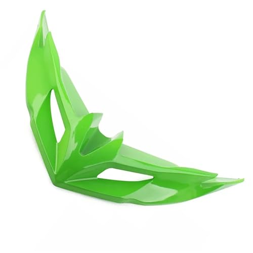 Plaque d'aile vent aérodynamique extension bec avant moto KLE Versys 650 vert