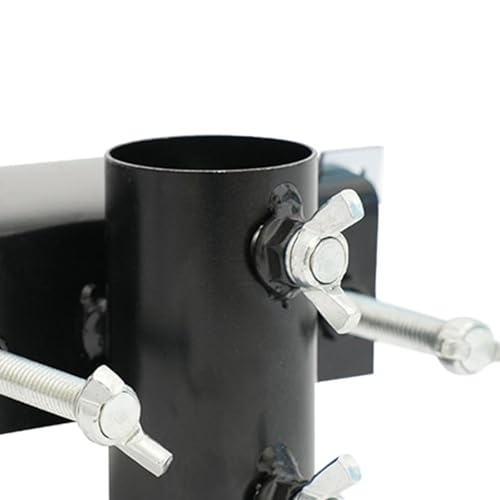 Support parasol réglable en métal résistant pour fixation verticale - 3