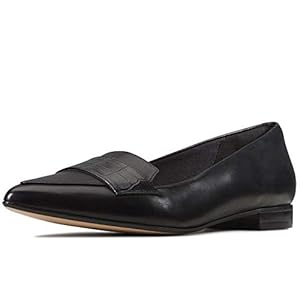 Clarks Laina15 Loafer instappers voor dames, zwart, Medium