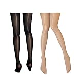 Super Shiny Footed Tight Oily Bright Shimmery Stockings Pantyhose 8 Denier 912-Pin Socks...