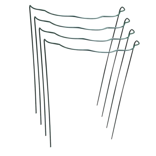 CIYODO Lot de 4 Tuteurs pour Plantes grimpantes Robustes et Polyvalents pour Accessoires de Jardinage Support de Fleurs pour vignes concombres et tomates 25 x 40 cm