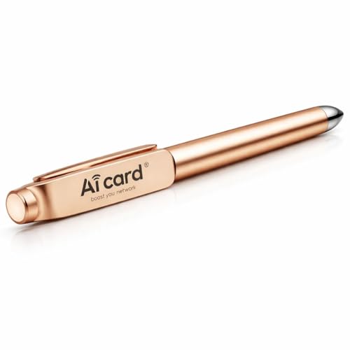 Stylo NFC carte de visite or, Aicard Tech-Pen Connector au design haut de gamme
