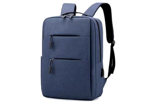 Mochila para Notebook 15.6 Impermeável Executiva Antifurto com USB – Mochila Unisex Reforçada Resistente para Trabalho Faculdade Viagem Cabine Escolar Casual Moderna Premium (AZUL)
