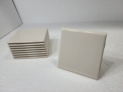 Beige Bone Almond Ceramic 4.25 In Bullnose Tile 4X4 Square Subway Trim Curved Edge Classic Color 006 Daltile 0135 9 Pc 1 Sq Ft #TOP1