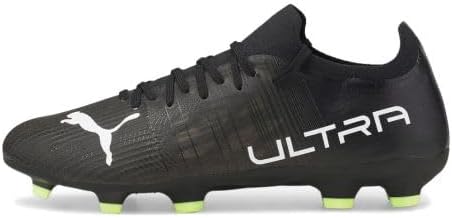 Puma Ultra 3.4 FG Men's Soccer Cleats Eclipse Pack (Puma Black/Puma White/Fizzy Light, US Footwear Size System, Adult, Men, Numeric, Medium, 12.5)