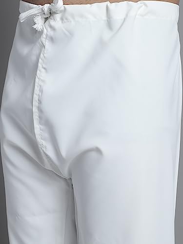 Image of Jompers Men's Cotton Solid Pathani Kurta With Pant