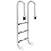 Produktbild DREAMADE Poolleiter aus Edelstahl, Schwimmbadleiter 3 Stufen, Sicherheitleiter Einstiegsleiter Einstiegsleiter für Pool, Einbauleiter Pooltreppe, Silber