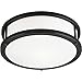 Access Lighting 50079LEDDLP-MBL/OPL Conga Flush Mount, 1-Light 10 Watts, Matte Black