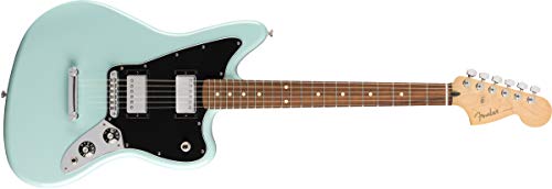 Fender Fender Player Jaguar HH Daphne Édition limitée Bleu - Les Beatles, Paul McCartney, John Lennon, RIngo Starr, George Harrison Fender Fender Player Jaguar HH Daphne Édition limitée Bleu