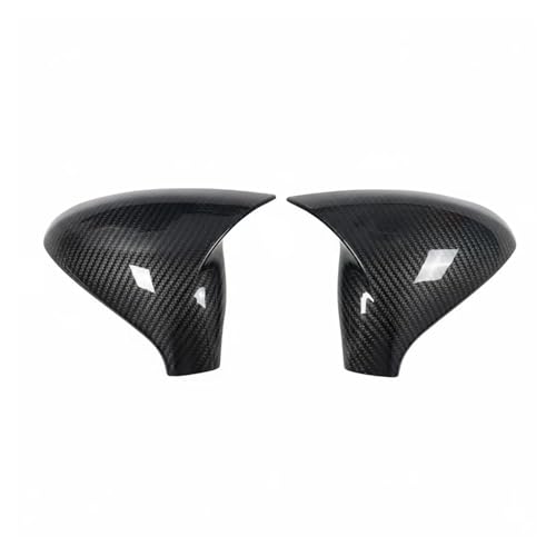 Carcasas Para Peugeot 207 Adhesivo Coche Cubierta Espejo Retrovisor Lateral Tapa Ala Carcasa Exterior Embellecedora Carcasa Carbono Accesorios(Carbon Look)