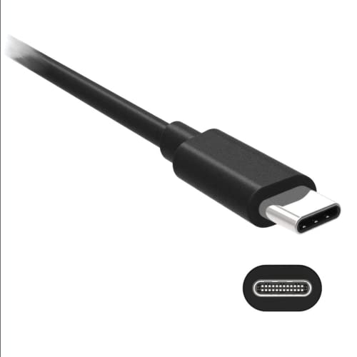 Motorola Chargers - 2M USB-A to USB-C (MC00ACB20A) Data/Charging cable, Black
