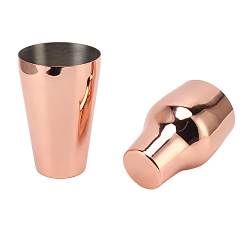 Coctelera de martini de acero inoxidable Srliya color oro rosa para jardín 4